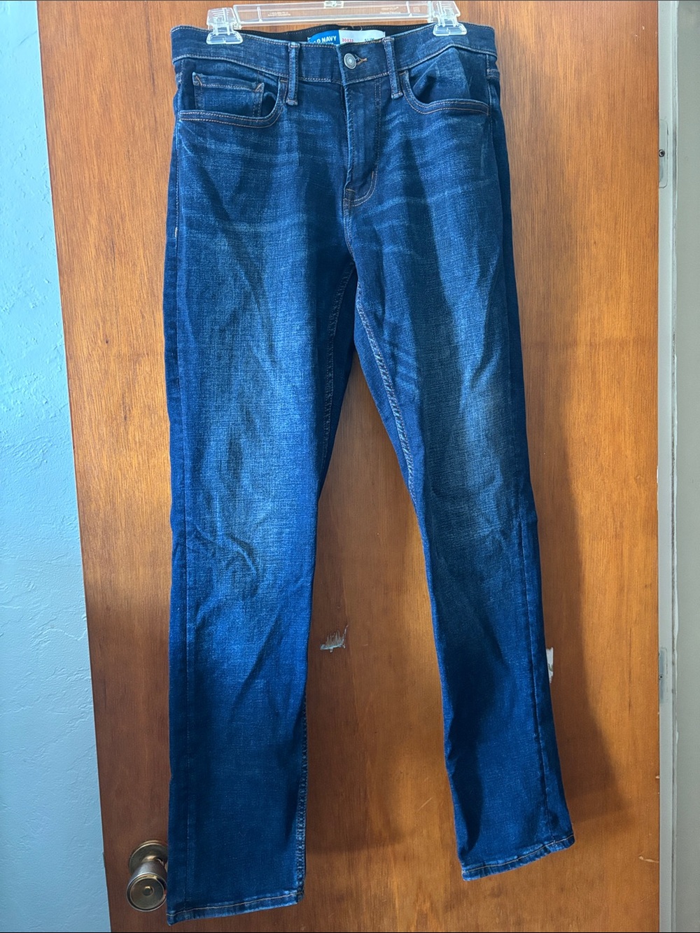 Old Navy Men's Slim Jeans in Dark Blue Wash